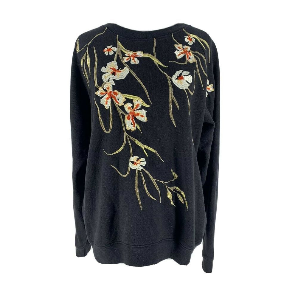 Aritzia Little Moon Floral Amaranth Sweater Medium